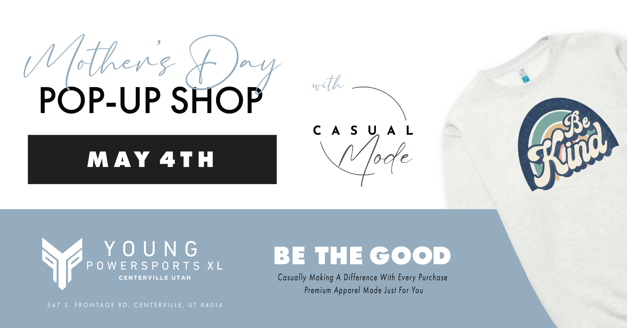 Mother's Day Pop-Up Shop with Casual Mode