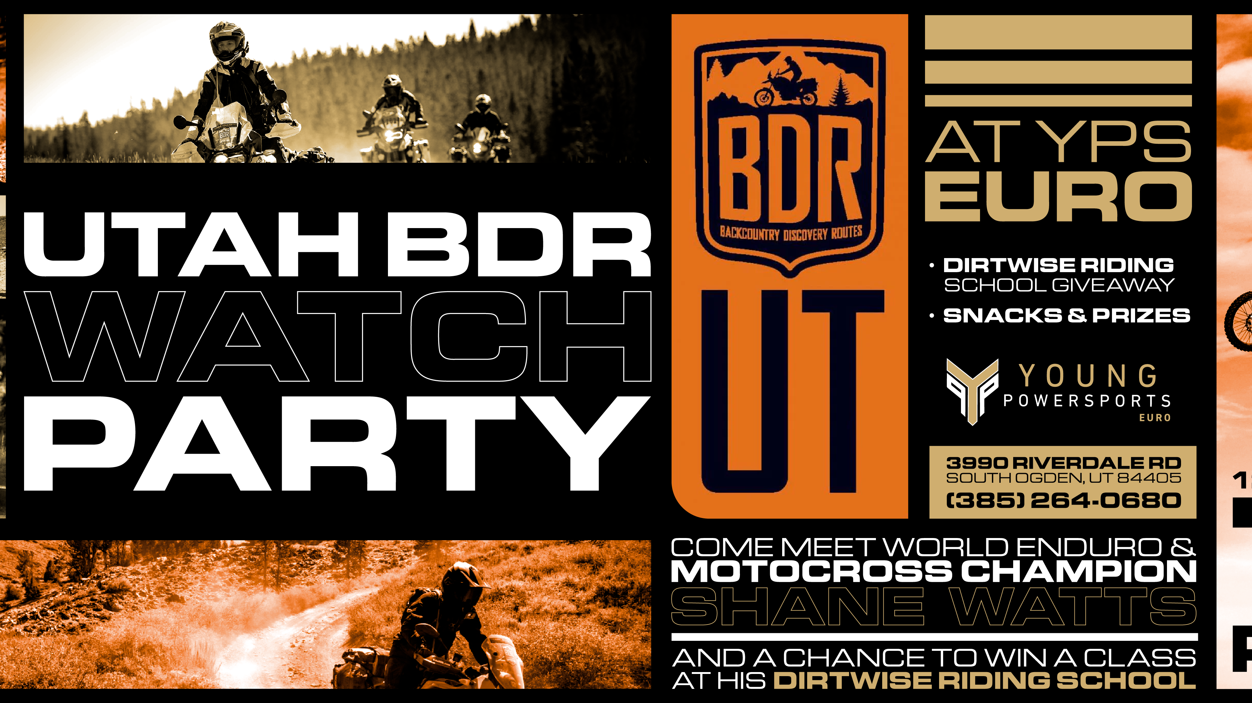 Utah BDR Watch Party | Young Powersports Euro