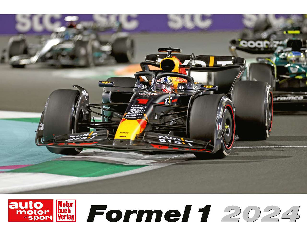 2024 Formula 1 F1 21"x17" Auto Motor Sport Calendar  F1-CAL