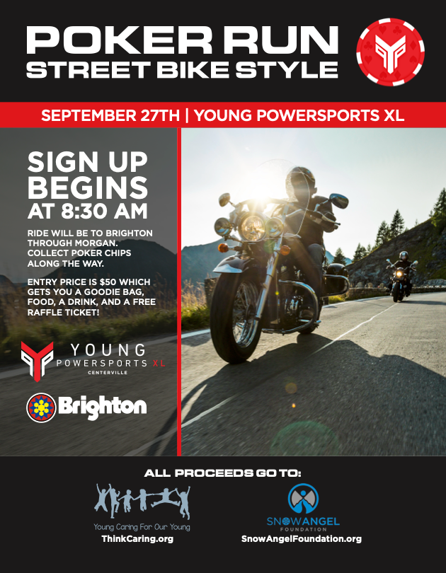 Young Powersports XL Motorcycle Poker Run Rally – Sept 27th