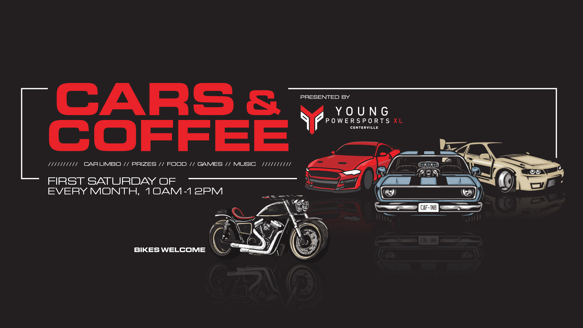 Cars and Coffee | Young Powersports XL