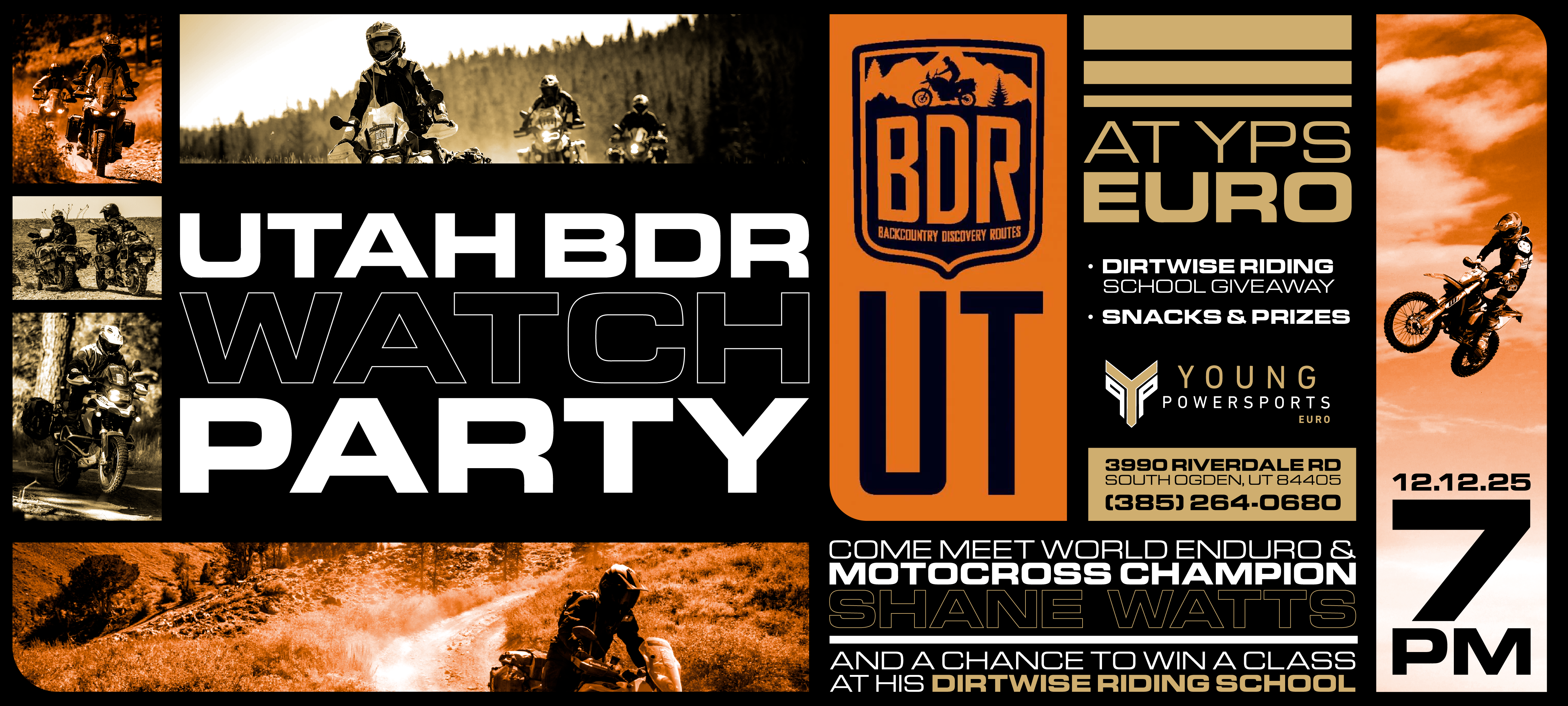 Utah BDR Watch Party | Young Powersports Euro