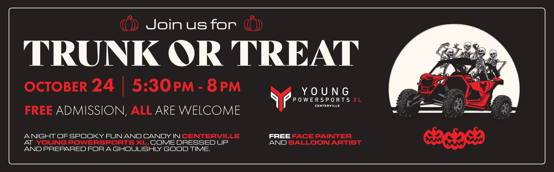 XL's Trunk or Treat | October 24 | Young Powersports Centerville