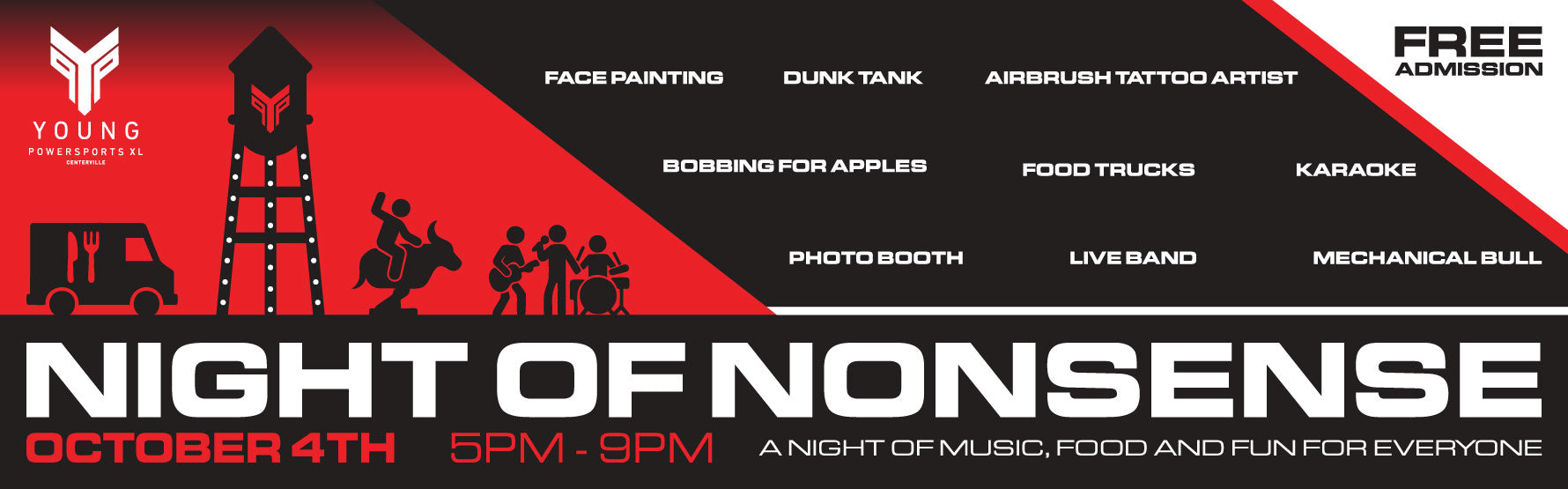 Night of Nonsense | October 4 | Young Powersports Centerville