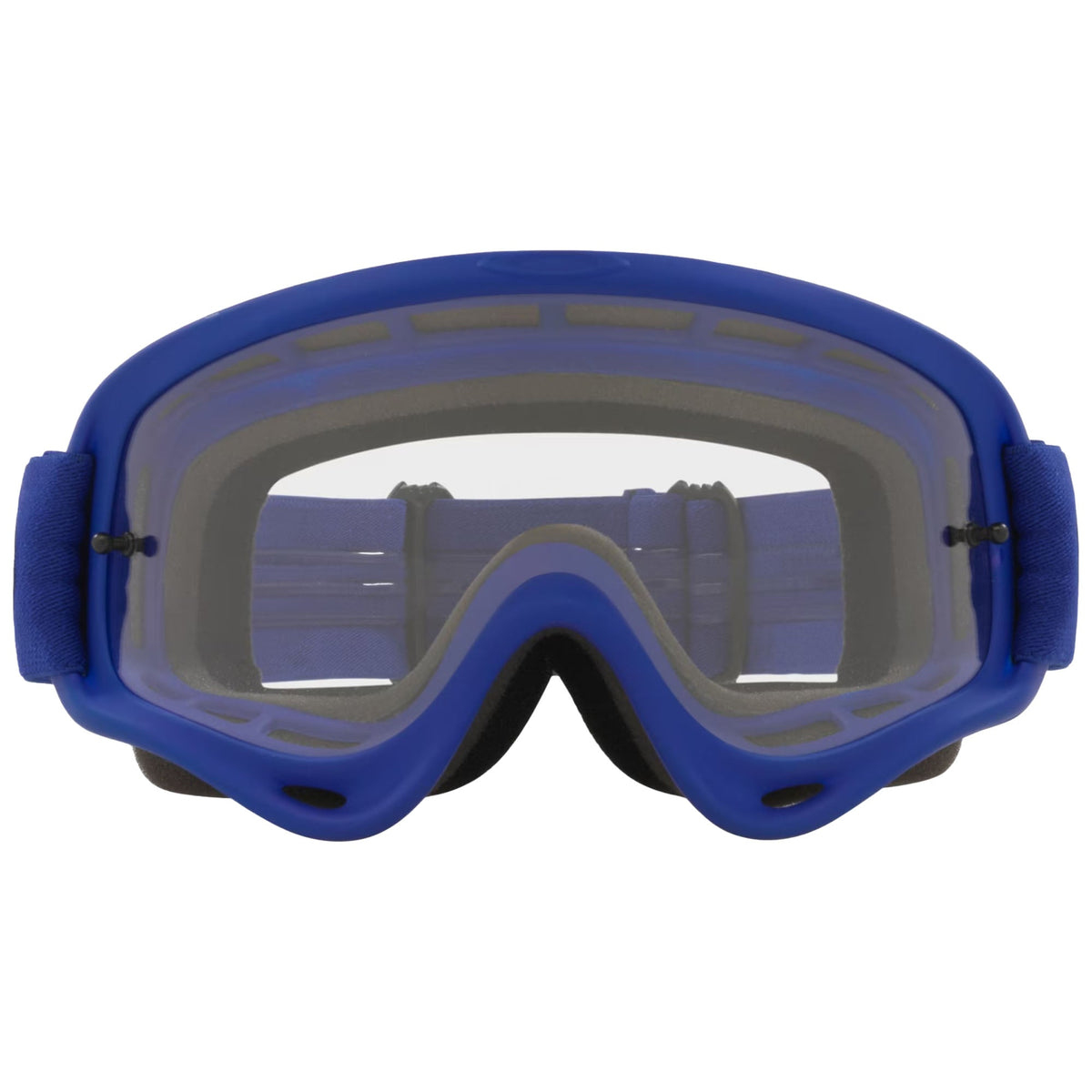 Oakley OO7029-62 O-Frame 2.0 MX Goggles Clear Impact-Resistant Lenses Moto Blue Strap
