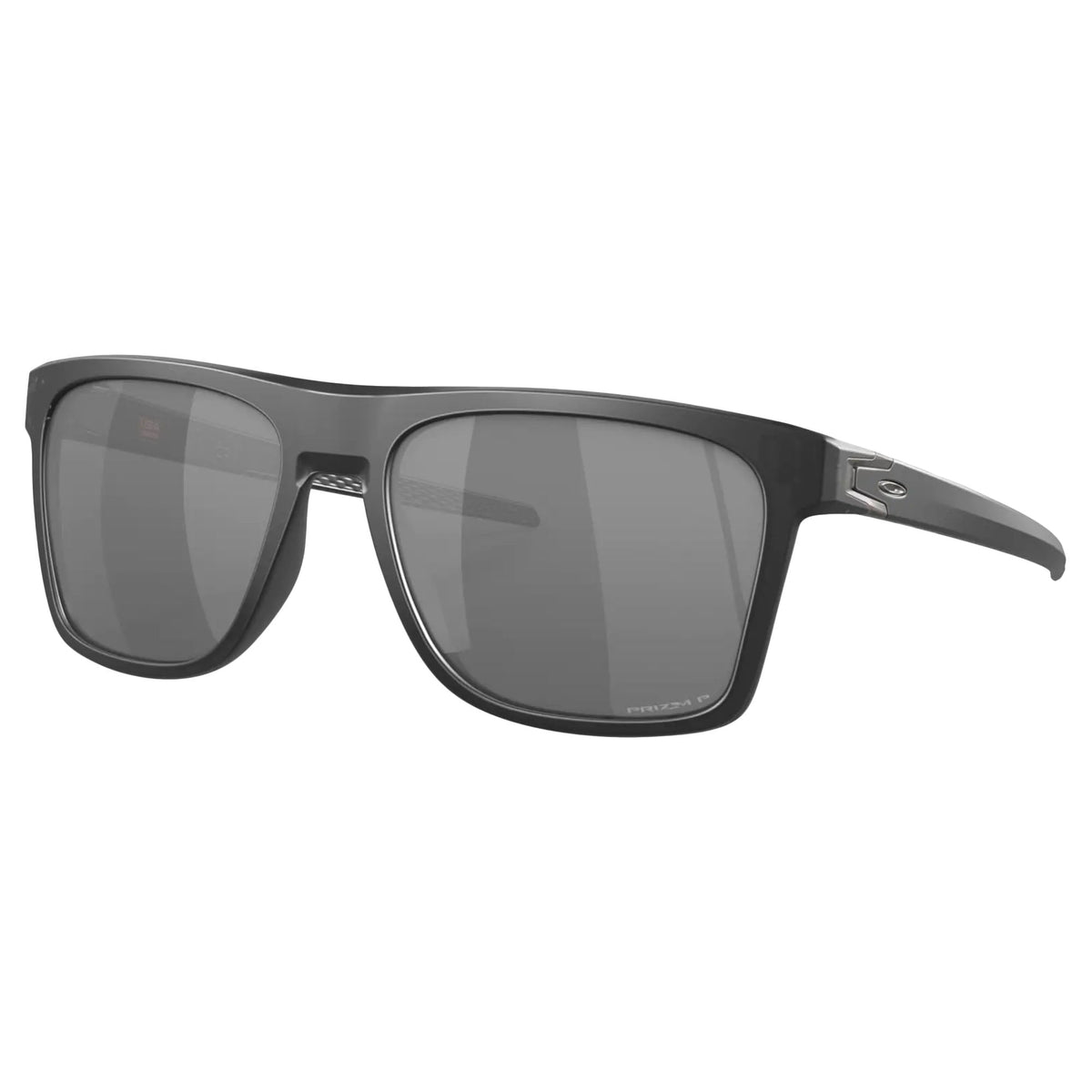 Oakley OO9100-0457 Men's OO9100 Leffingwell Rectangular Sunglasses, Matte Black Ink Prizm