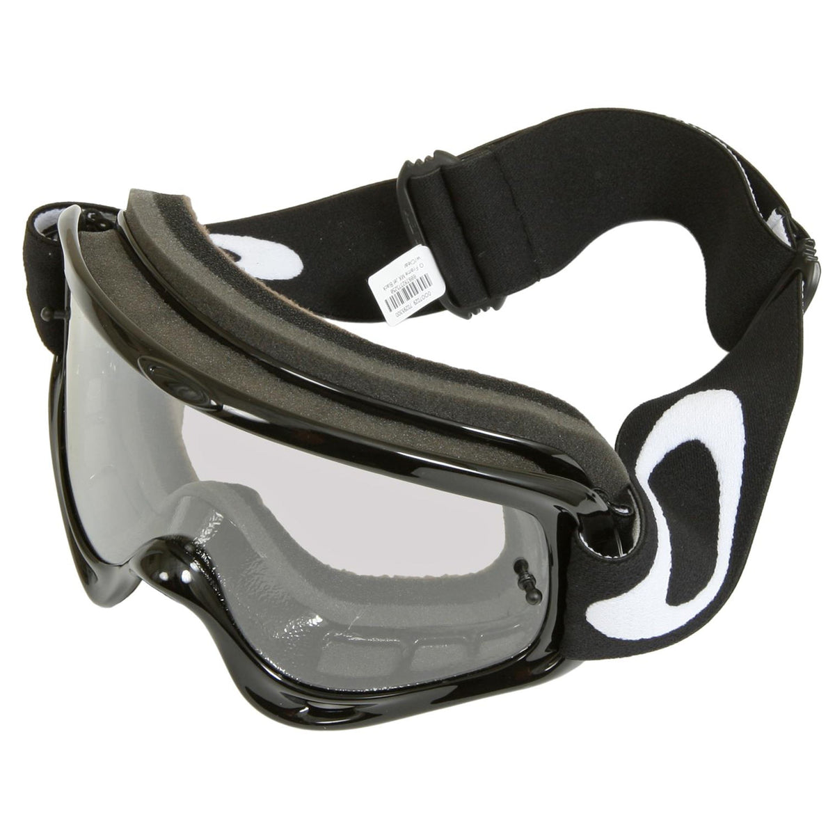 Oakley OO7029-53 O-Frame MX Motocross Goggles Jet Black Frame  Dark Grey Lens