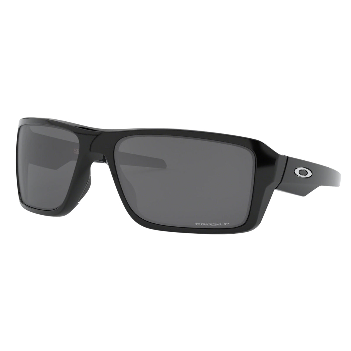 Oakley OO9380-0866 Double Edge Sunglasses Polished Black Frame Prizm Black Polarized Lens