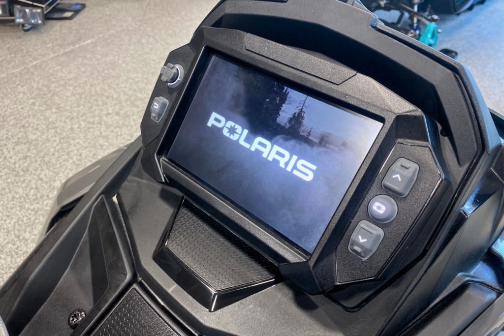 New 2024 Polaris® 850 RMK Khaos Slash 155 Gloss Black