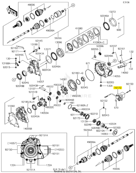 KAZUページ Kawasaki OEM Actuator Assembly – Young Powersports