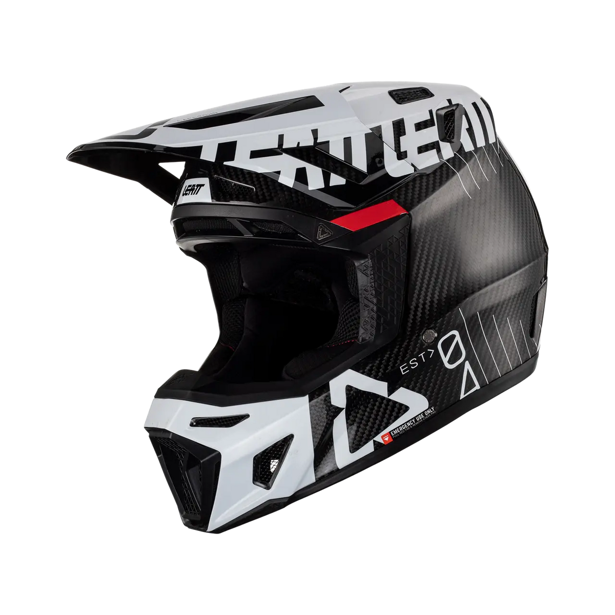 LEATT Helmet Kit Moto 9.5 Carbon with 6.5 IRIZ goggle
