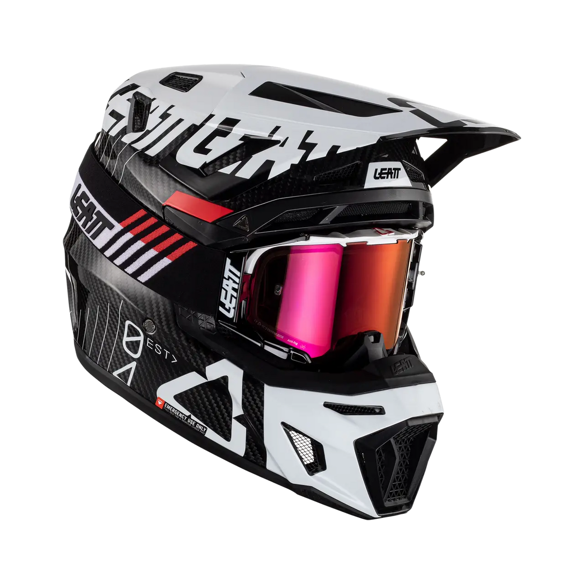 LEATT Helmet Kit Moto 9.5 Carbon with 6.5 IRIZ goggle