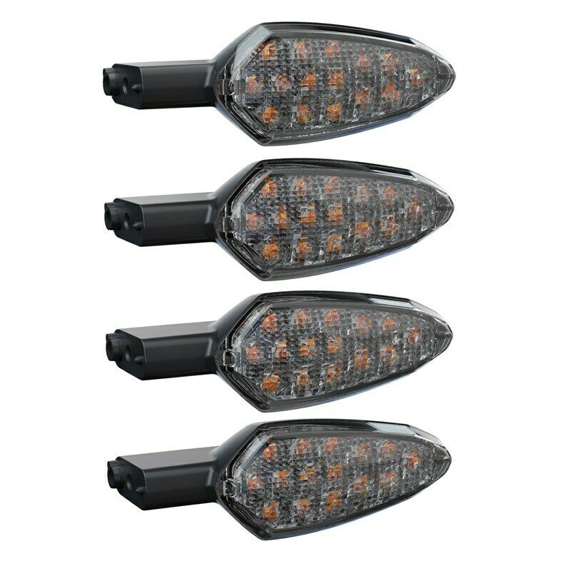 Indian Motorcycle Front and Rear Turn Signals, Clear, 4 Pack | 2884156