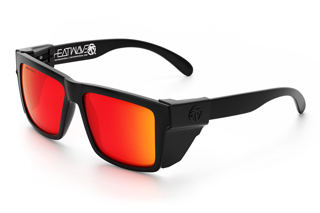 Heat Wave Visual Vise Sunglasses, Black w/ Polarized Sunblast Lens