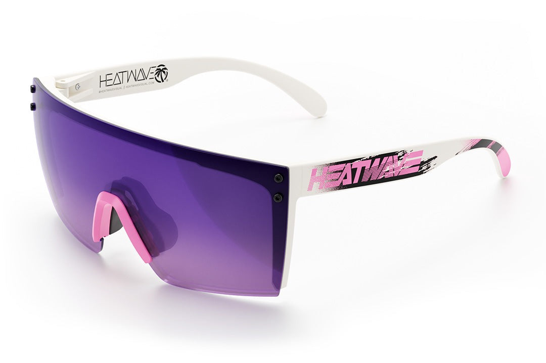Lazer Face Sunglasses: Reactive Z87 in Purple Lurk