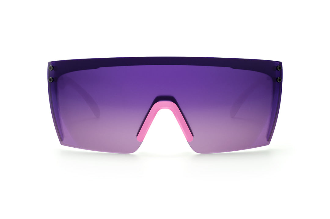 Lazer Face Sunglasses: Reactive Z87 in Purple Lurk